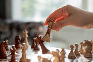 Dominer une partie d'échecs