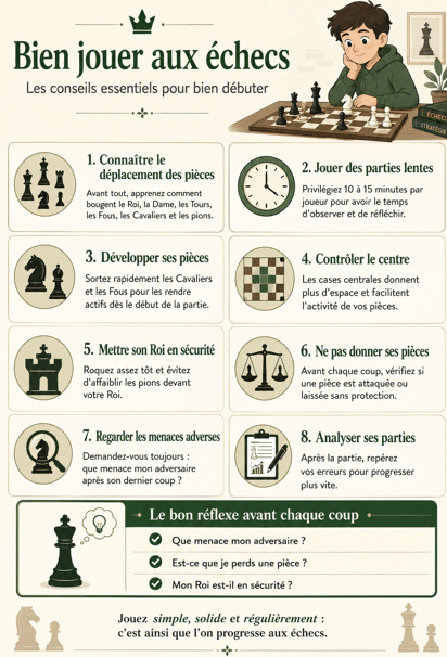 Bien jouer aux échecs